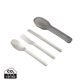 Black+Blum Besteck-Set silber bedrucken, Art.-Nr. P439.0702