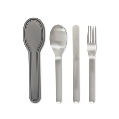 Black+Blum Besteck-Set silber bedrucken, Art.-Nr. P439.0702