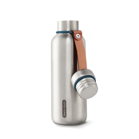 Black+Blum isolierte Wasserflasche klein, 500ml turkis bedrucken, Art.-Nr. P439.1033