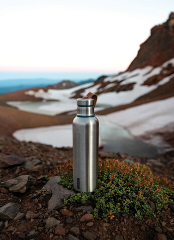 Black+Blum isolierte Wasserflasche klein, 500ml turkis bedrucken, Art.-Nr. P439.1033