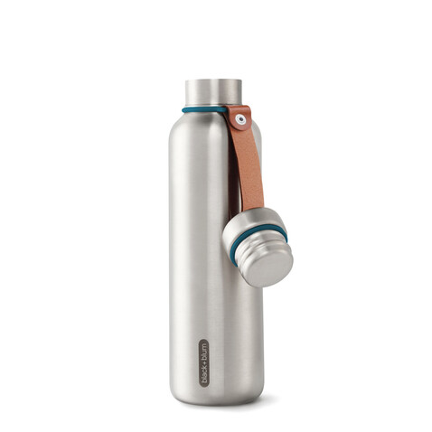 Black+Blum isolierte Wasserflasche groß, 750ml turkis bedrucken, Art.-Nr. P439.1133