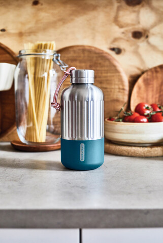 Black+Blum Explorer isolierte Wasserflasche groß, 850ml turkis bedrucken, Art.-Nr. P439.1333