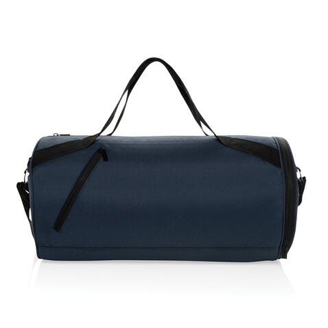 Aware™ RPET True Sporttasche navy blau bedrucken, Art.-Nr. P707.2525