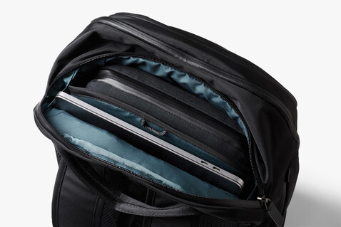 Bellroy Transit Rucksack schwarz bedrucken, Art.-Nr. P763.3201