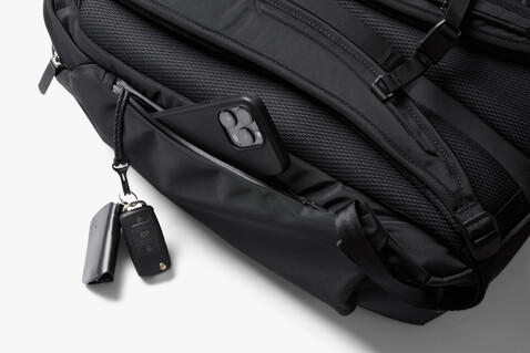 Bellroy Transit Rucksack schwarz bedrucken, Art.-Nr. P763.3201