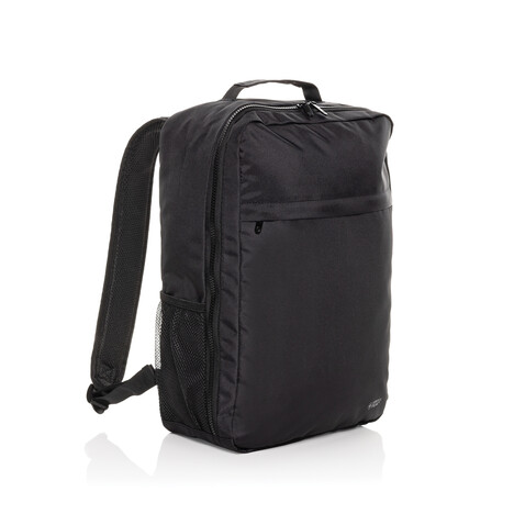 Swiss Peak Aware™ RPET Essential 15.6" Laptop-Rucksack schwarz bedrucken, Art.-Nr. P763.4301 Swiss Peak Aware™ RPET Essential 15.6" Laptop-Rucksack schwarz bedrucken, Art.-Nr. P763.4301