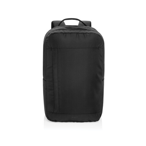 Swiss Peak Aware™ Edin 100% RPET 15,6&quot; Laptop Rucksack schwarz bedrucken, Art.-Nr. P763.4801
