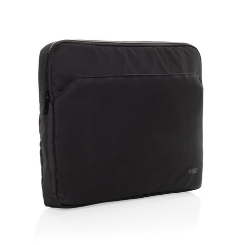 Swiss Peak Aware™ RPET Essential 15.6&quot; Laptop Sleeve schwarz bedrucken, Art.-Nr. P788.1601