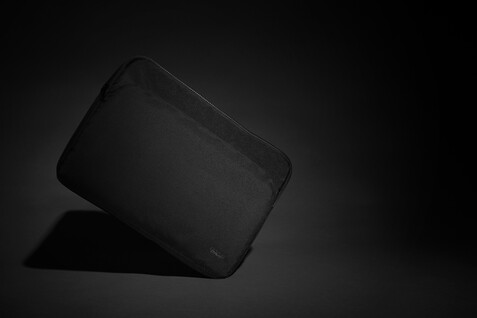 Swiss Peak Aware™ RPET Essential 15.6&quot; Laptop Sleeve schwarz bedrucken, Art.-Nr. P788.1601
