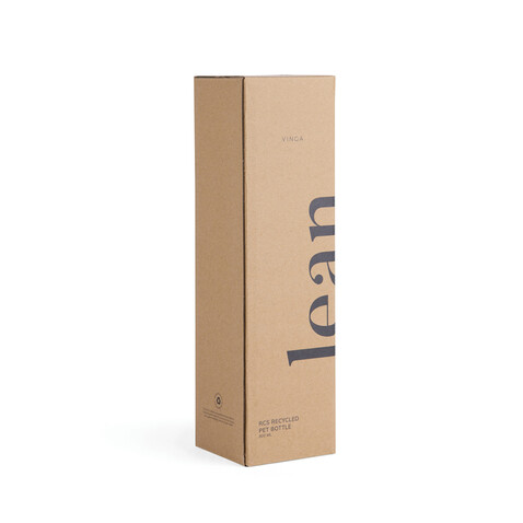 VINGA Lean 800ml RCS RPET Wasserflasche grün bedrucken, Art.-Nr. V4330507