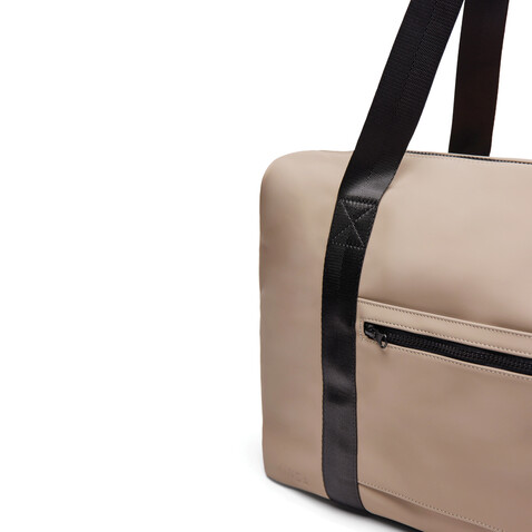 VINGA Baltimore RCS 24h Wochenendtasche greige bedrucken, Art.-Nr. V7070319