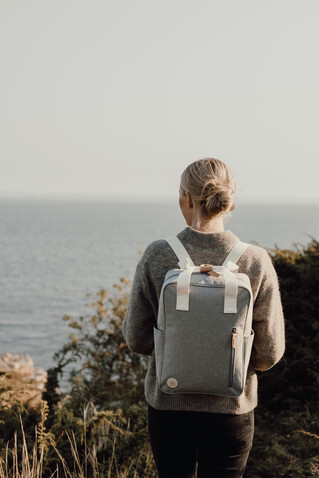 VINGA Sortino RCS Rucksack grau bedrucken, Art.-Nr. V7600102 VINGA Sortino RCS Rucksack grau bedrucken, Art.-Nr. V7600102