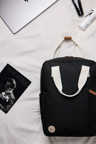 VINGA Sortino RCS Rucksack schwarz bedrucken, Art.-Nr. V7600101