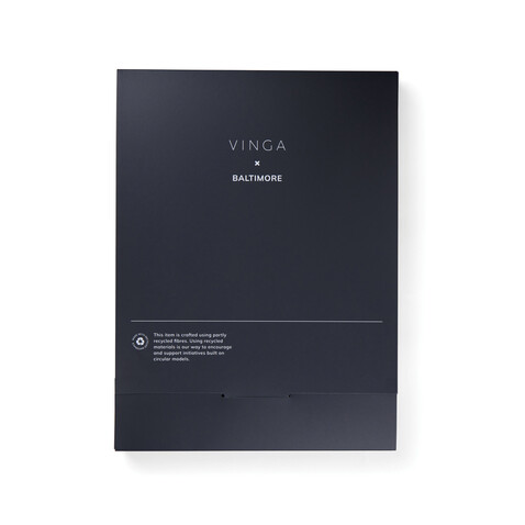 VINGA Baltimore RCS A4 Portfolio greige bedrucken, Art.-Nr. V7720119 VINGA Baltimore RCS A4 Portfolio greige bedrucken, Art.-Nr. V7720119
