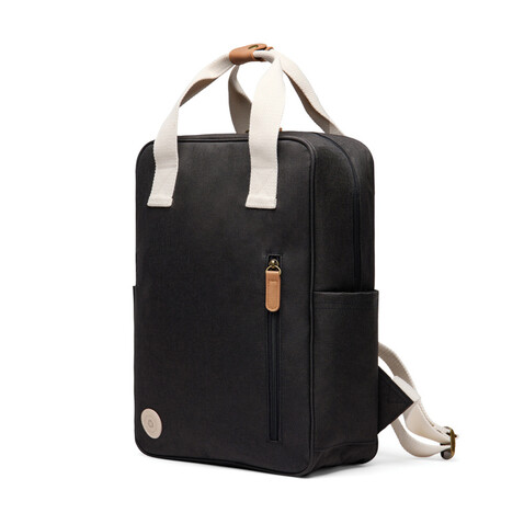 VINGA Sortino RCS Rucksack schwarz bedrucken, Art.-Nr. V7600101
