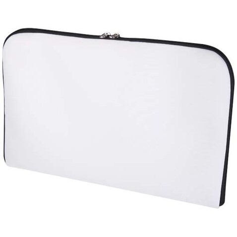 Mila 17&quot; Laptophülle Sublimation, weiss, weiss bedrucken, Art.-Nr. 1PL07701