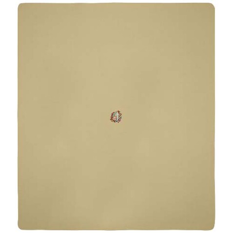 Huggy Fleecedecke mit Hülle 220 × 250 cm, beige bedrucken, Art.-Nr. 11333102