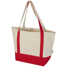 Sam 320 g/m² Tragetasche aus GRS recycelter Baumwolle, rot, natur bedrucken, Art.-Nr. 12074921 Sam 320 g/m² Tragetasche aus GRS recycelter Baumwolle, rot, natur bedrucken, Art.-Nr. 12074921