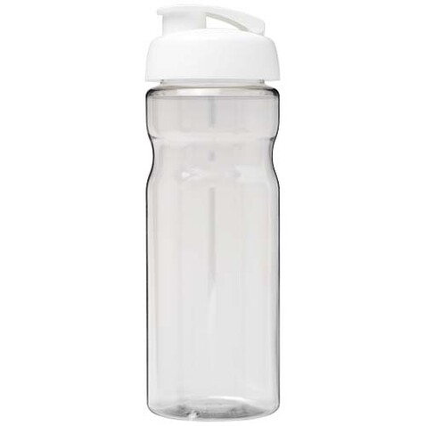 H2O Active® Eco Base 650 ml Sportflasche mit Klappdeckel, transparent, weiss bedrucken, Art.-Nr. 21009792 H2O Active® Eco Base 650 ml Sportflasche mit Klappdeckel, transparent, weiss bedrucken, Art.-Nr. 21009792