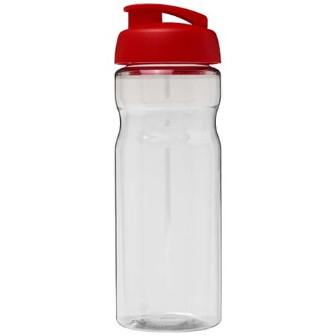 H2O Active® Eco Base 650 ml Sportflasche mit Klappdeckel, transparent, rot bedrucken, Art.-Nr. 21009794 H2O Active® Eco Base 650 ml Sportflasche mit Klappdeckel, transparent, rot bedrucken, Art.-Nr. 21009794