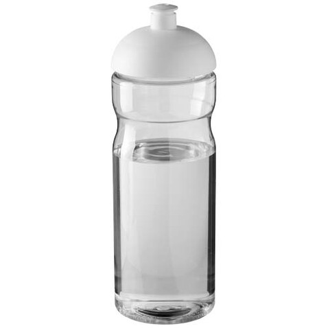 H2O Active® Eco Base 650 ml Sportflasche mit Stülpdeckel, transparent, weiss bedrucken, Art.-Nr. 21009892 H2O Active® Eco Base 650 ml Sportflasche mit Stülpdeckel, transparent, weiss bedrucken, Art.-Nr. 21009892