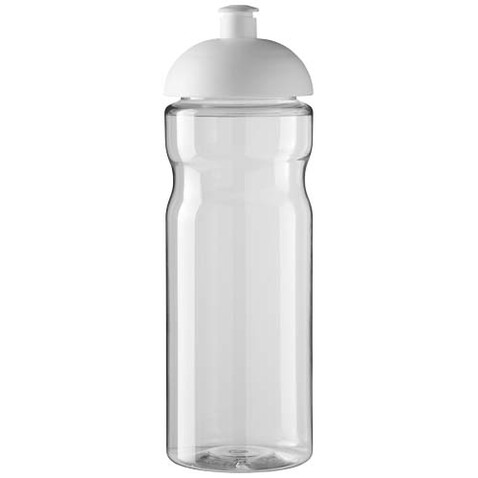 H2O Active® Eco Base 650 ml Sportflasche mit Stülpdeckel, transparent, weiss bedrucken, Art.-Nr. 21009892 H2O Active® Eco Base 650 ml Sportflasche mit Stülpdeckel, transparent, weiss bedrucken, Art.-Nr. 21009892