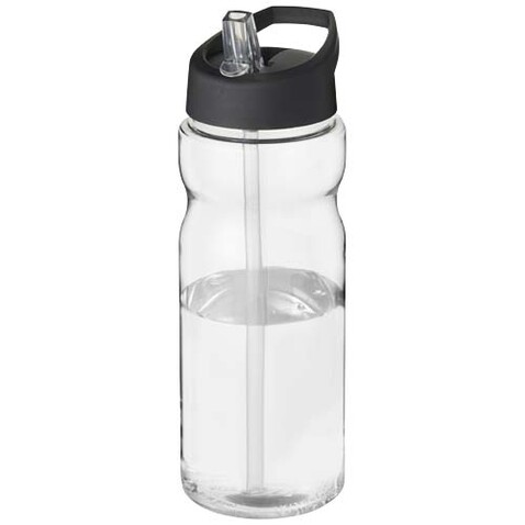 H2O Active® Eco Base 650 ml Sportflasche mit Ausgussdeckel, transparent, schwarz bedrucken, Art.-Nr. 21009991 H2O Active® Eco Base 650 ml Sportflasche mit Ausgussdeckel, transparent, schwarz bedrucken, Art.-Nr. 21009991