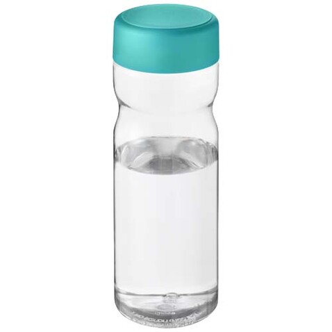 H2O Active® Eco Base 650 ml Sportflasche mit Drehdeckel, transparent, aquablau bedrucken, Art.-Nr. 21043595 H2O Active® Eco Base 650 ml Sportflasche mit Drehdeckel, transparent, aquablau bedrucken, Art.-Nr. 21043595