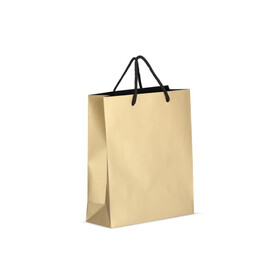 Papier Geschenktasche 24 x 10 x 30cm 200g/m² - Gold bedrucken, Art.-Nr. LT91516-N0006