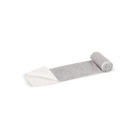 Schnelltrocknendes Handtuch R-PET 50 x 100 cm Sublimation - Weiss / Grau bedrucken, Art.-Nr. LT95003-N0161