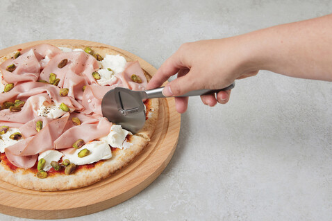 BOSKA Pizzaschneider Copenhagen Stahl bedrucken, Art.-Nr. RB320545