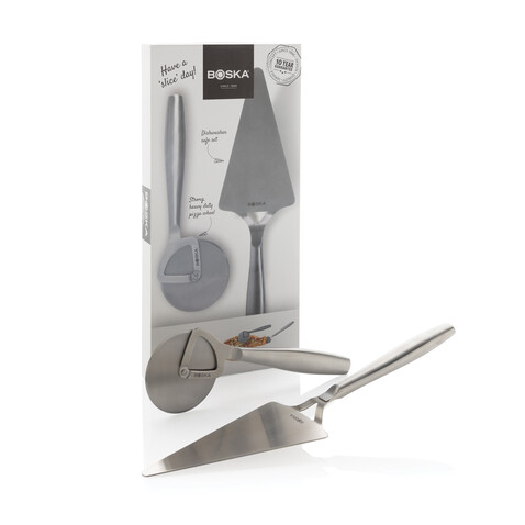 BOSKA Pizza-Set Copenhagen Stahl bedrucken, Art.-Nr. RB320550