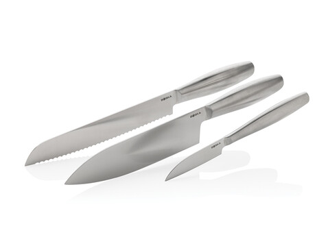 BOSKA Küchenmesser Copenhagen, 3er-Set Stahl bedrucken, Art.-Nr. RB357686