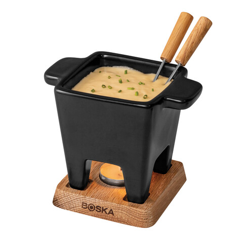 BOSKA Tapas Fondue Nero, 300 ml schwarz, braun bedrucken, Art.-Nr. RB853530