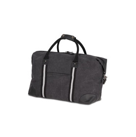 Weekender-Tasche aus recyceltem Baumwoll-Canvas Harper - Dunkelgrau bedrucken, Art.-Nr. LT95299-N0060