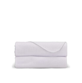 fleece blanket 290 gsm 130x170 cm - Weiss bedrucken, Art.-Nr. LT90102-N0001