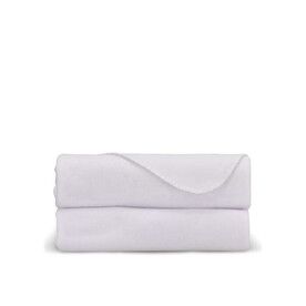 fleece blanket 290 gsm 130x170 cm - Weiss bedrucken, Art.-Nr. LT90102-N0001