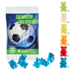 Unifarbene P.-Bärchen, 15 g, komp. Tüte bedrucken, Art.-Nr. 110710111