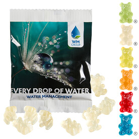 Unifarbene P.-Bärchen, 20 g, komp. Tüte bedrucken, Art.-Nr. 110710112