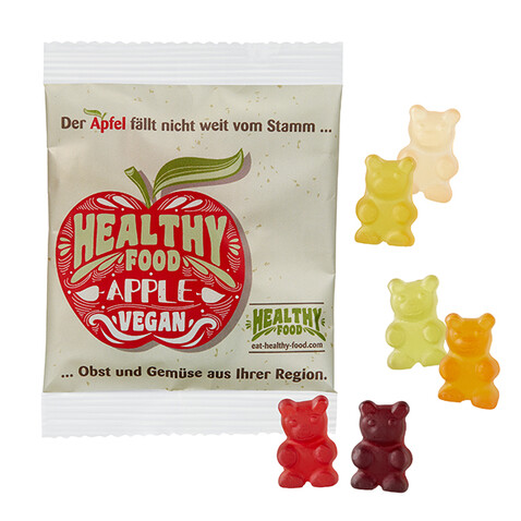 Vegane XXL-Bärchen, komp. Tüt. bedrucken, Art.-Nr. 110711121