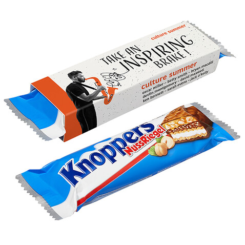 Knoppers Riegel bedrucken, Art.-Nr. 110742005