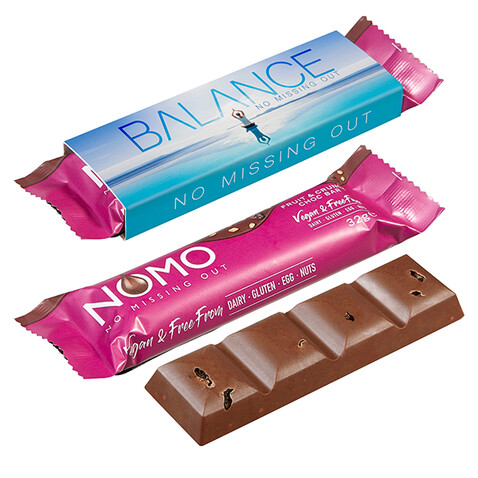 Veganer NOMO-Schokoriegel bedrucken, Art.-Nr. 110742007