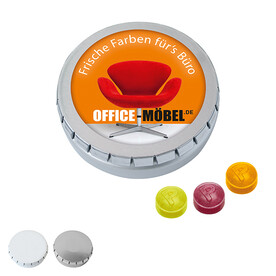 MINI-Drück-mich-Dose mit Pulmoll bedrucken, Art.-Nr. 110762002