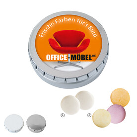 MINI-Drück-mich-Dose mit mentos bedrucken, Art.-Nr. 110762003