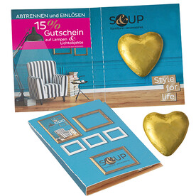 Süßes Briefchen Schokoladenherz bedrucken, Art.-Nr. 110773021