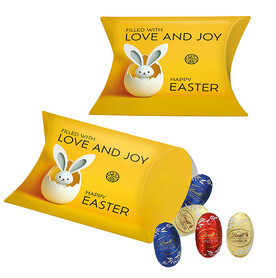 Promo-Kissenverpackung Lindor Mini-Eier bedrucken, Art.-Nr. 110774501
