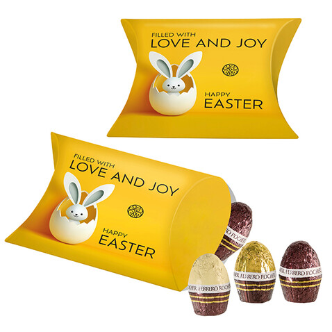 Promo-Kissenverpackung Rocher Eier bedrucken, Art.-Nr. 110774502