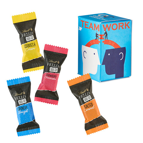 Mini Promo-Tower Hello Mini Stick Mix bedrucken, Art.-Nr. 110776001