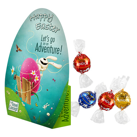 Konturen-Schachtel &quot;Ei&quot; Lindor bedrucken, Art.-Nr. 110792200