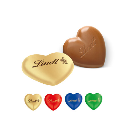 LINDT HERZ, 20 g IM WERBEBRIEFCHEN bedrucken, Art.-Nr. 91009